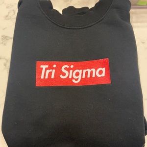 tri sigma supreme crew neck